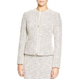  Gray Tweed Jacket by BOSS at Bloomingdales